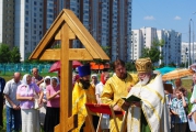 Освящение Поклонного креста 8 июля 2012 г.